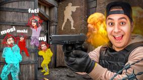 یک چیتر در مقابل چهارتا نوب!😂😎