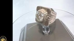 خرید انگشتر مردانه دست ساز موزانایت