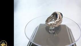 خرید انگشتر نقره مردانه دست ساز یاقوت کبود