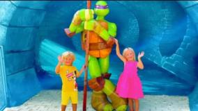 سرگرمی و تفریح با کودکان ، کاتیا و دیما ، لاک پشتهای نینجا