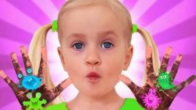 برنامه کودک کاتیا و دیما - آهنگ عادات سالم قبل از خوردن دست های خود