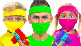 برنامه سرگرمی کودک - داستان میکروب ها - برنامه کودک کاتیا و دیما