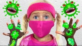 اسباب بازی های کاتیا و دیما/بازی برای کودکان/داستان در مورد میکروب و ویروس