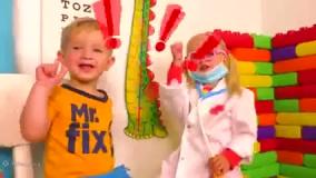 تفریح و سرگرمی در شهر بازی کودکان با کاتیا و دیما ، مشاغل