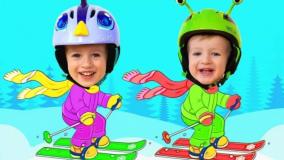 آهنگ مسابقه اسکی - آهنگ کودکان از کاتیا و دیما - برنامه کودک
