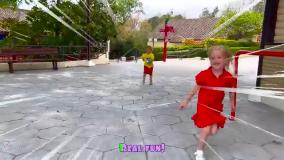 روز سرگرمی کاتیا و دیما در پارک آبی - برنامه سرگرمی کودک