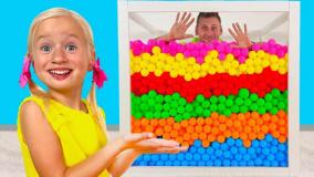 چالش مکعب کاتیا و دیما - برنامه سرگرمی کودک - برنامه کاتیا و دیما