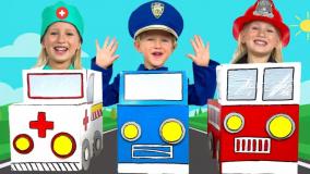 تیم نجات آتش نشان ها - آهنگ های کودکانه از کاتیا و دیما - برنامه کودک جدید