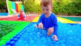 برنامه کودک وانیا مانیا ، استخر توپ های رنگی ، برنامه سرگرمی کودک