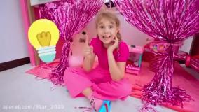 برنامه کودک وانیا و مانیا :: صورتی در مقابل سیاه :: ماجراهای وانیا مانیا