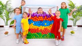 برنامه کودک - وانیا مانیا - برنامه کودک پنج بچه - پنج بچه و چالش پاپ ایت