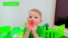 چالش چهار رنگ بادکنک آبی - برنامه وانیا مانیا - برنامه کودک جدید