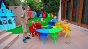 برنامه کودک وانیا مانیا ، چالش بازی در استخر ، برنامه سرگرمی کودک