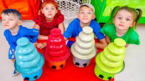 وانیا و مانیا برنامه کودک سرگرمی - بازی سرگرمی شکلات رنگی - وانیا مانیا