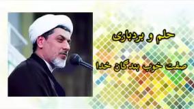 حلم و بردباری ، کلیپ سخنرانی کوتاه حجت الاسلام دکتر رفیعی