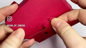 جعبه هدیه کادویی عاشقانه | آموزش ساخت جعبه کادویی