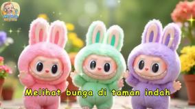 لبوبو و گل‌ها - ترانه‌های کودکانه | آهنگ کودکانه اندونزیایی | آهنگ لبوبو