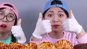 چالش موکبانگ دونا و غذای دریایی | برنامه و سرگرمی کودک و نوجوان