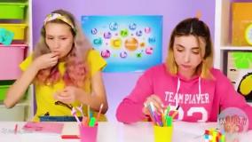 تفریحی و سرگرمی چالش خوراکی های مخفی در مدرسه با اتفاقات فان