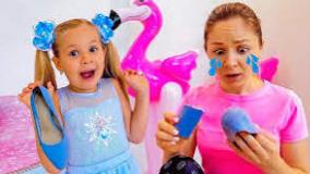 دیانا و روما - دیانا روما - دیانا شو - پخت پیتزا - کودک دیانا و روما