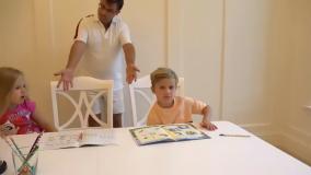 کودک دیانا و روما ؛؛ دیانا و روما جدید ؛؛ دیانا و روما برای مدرسه آماده میشوند