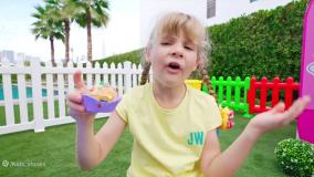 دیانا و روما - برنامه کودک -  چالش روما سرآشپز بازی کودکانه - کارتون کودک