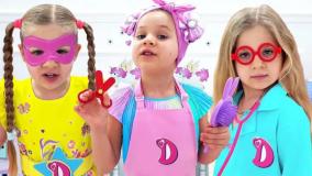 دیانا و روما - برنامه کودک - بازی دیانا با شخصیت ها - کارتون کودک