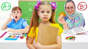 کارتون کودک دیانا و روما - دیانا روما و داستان مدرسه جدید