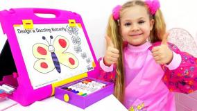 دیانا و روما - برنامه کودک - بازی دیانا و روما  با پدر - کارتون کودک