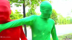 نبرد تیم مرد عنکبوتی و تیم سایه ها -ابرقهرمانان در دنیای واقعی-مرد عنکبوتی-هالک