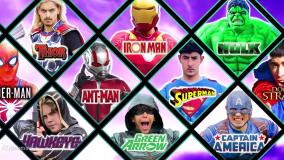 نبرد ابرقهرمانان با گرگ خاکستری ، نبرد مرد عنکبوتی ، هالک ، مرد عنکبوتی