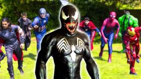 نبرد ونوم در واقعیت ، نبرد ابر قهرمانان ، مرد عنکبوتی ، هالک ، مرد آهنی