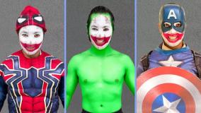 ابرقهرمانان در زندگی واقعی - نبرد جوکر مرد عنکبوتی هالک