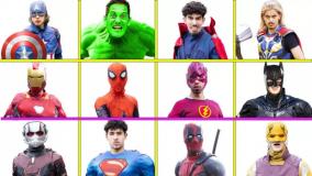 تبدیل شدن ابرقهرمانان در واقعیت ، مرد عنکبوتی ، هالک ، مرد آهنی