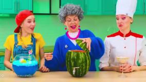 چالش خوراکی مولتی ؛ چالش موکبانگ دختران دماغی ؛ چالش غذاخوری ؛ بانوان سرگرمی