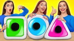 چالش هزار دکمه با دونا: موکبانگ اسمر فود و سرگرمی بانوان ونزدی چالش غذایی