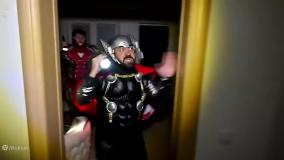 مرد عنکبوتی، هالک و ابرقهرمانان دربرابر توالت ترسناک اسکیبیدی :: شوخی و سرگرمی