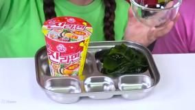 چالش غذایی دونا ، چالش موکبانگ خوردنی ها ، چالش خوراکی ، چالش غذایی بانوان