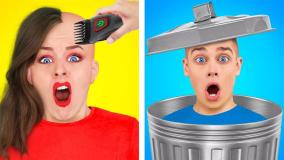 چالش خنده دار مدرسه - چالش خوراکی در کلاس - چالش سنگ قیچی کاغذ سنگ - چالش غذایی