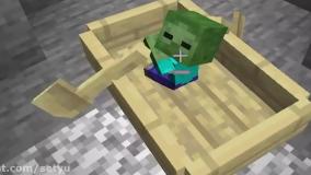 ماینکرافت اما دنیای چرخنده داریم!! | ماینکرفت ماین کرافت ماین کرفت Minecraft