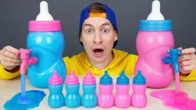 چالش غذا/ چالش غذایی/چالش خوراکی شیشه شیر/ چالش خوراکی/ چالش موکبانگ / چالش دونا