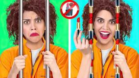 چالش غذایی - چالش خوراکی ممنوع در مدرسه و سینما  بانوان سرگرمی