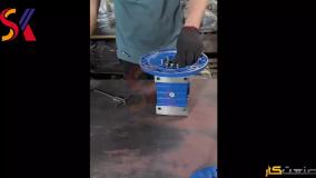 فرآیند کامل مونتاژ گیربکس حلزونی