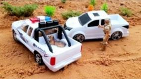 ماشین بازی برای کودکان/اسباب بازی/قسمت 37/ماشین پلیس در تعقیب سارقین