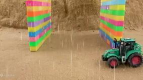 ماشین بازی کودکانه - کودک ماشین بازی جدید - ماشین اسباب بازی نبرد ماشین پلیس