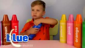 برنامه کودک دیانا و روما | دیانا شو سرگرمی | رژ لب های خوشگل دیانا