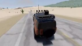 کارتون ماشین ها | تصادف خودرو با سرعت بالا