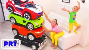 ماشین شارژی ولاد و نیکی | برنامه کودک ماشین بازی