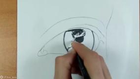 نقاشی زیبا با مداد | آموزش طراحی چشم