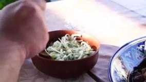 آشپزی روستایی داغستان: طرز تهیه غذای محلی با گوشت و دل و جگر